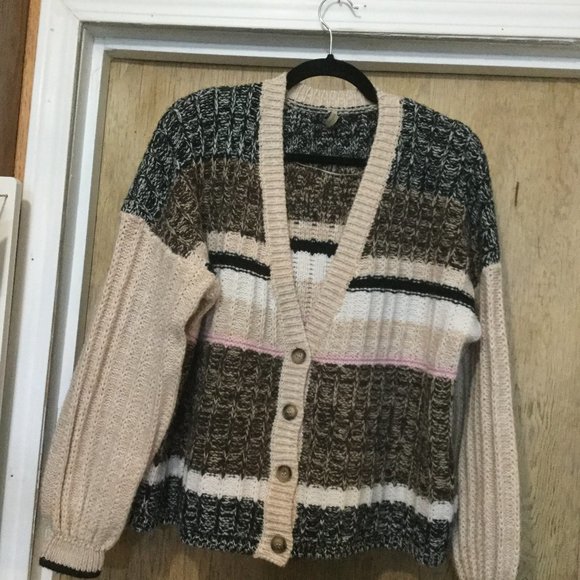 Soya Concept button front cardigan multi colored excellent used condition size M - Picture 1 of 4